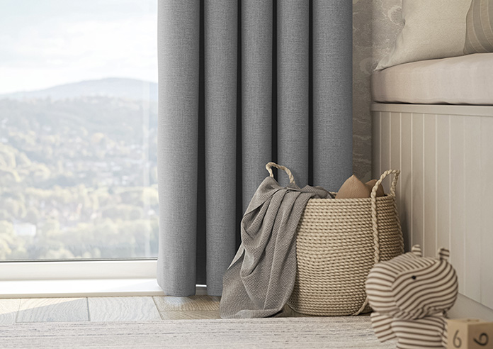 Erin, Zinc - Twist&Fit Roman Blind - Image 5